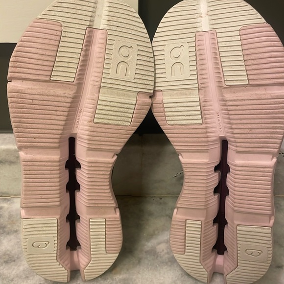 On Running Women's Sneakers - Gray, Black, Purple, Tan - Picture 8 of 9